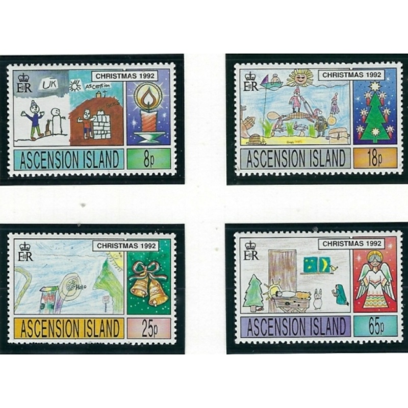 Ascension 549-52 MNH 1992 Christmas (ha1250)