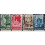 Belgium 258-61 MH 1934 set (ak6454)