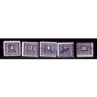 Canada J6-10 Used 1930-32 set