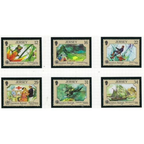 Jersey 461-66 MNH 1988 Operation Raleigh (fe6652)