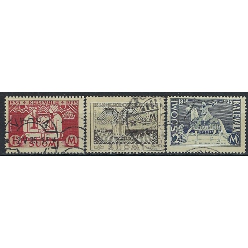 Finland 207-09 Used 1935 set (an8799)