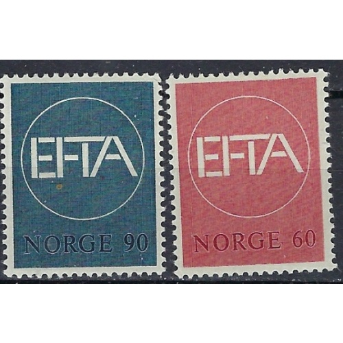 Norway 500-01 MNH 1967 set (ak1667)