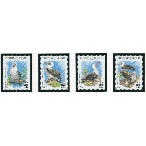 Christmas Is 270-73 MNH 1990 Abbots Boobies (ak5006)