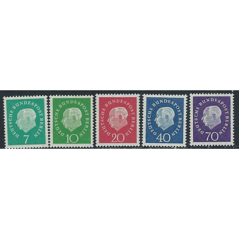 Germany Berlin 9N165-69 MH 1959 set (ak5105)