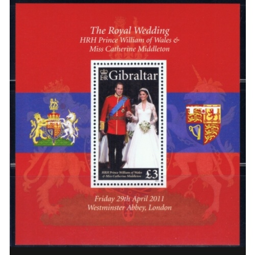 Gibraltar 1283 MNH 2011 Prince William Wedding (an9231)