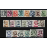Austria 303-24 Used 1925-32 set (ak4628)