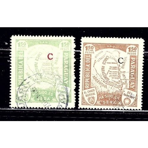 Paraguay L34-35 Used 1931-36 issues
