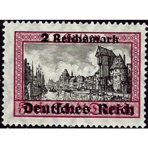 Danzig 254 MNH 1939 overprint (ak1777)
