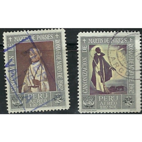 Peru 197-98 Used 1965 issues (an2425)