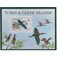 Turks and Caicos 430 MNH 1980 Birds (ak5254)