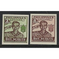 Philippines 528-29 MNH 1948 Boy Scouts (fe3126)