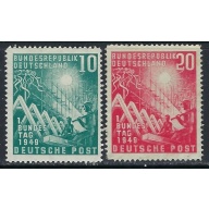 Germany 665-66 MH 1949 set (ak4581)