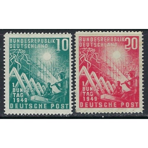 Germany 665-66 MH 1949 set (ak4581)