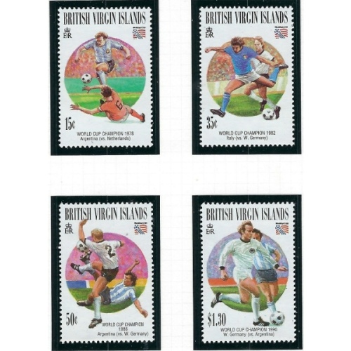 British Virgin Is 802-05 MNH 1994 World Cup Soccer (ak2218)
