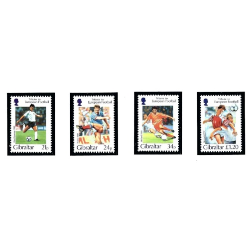 Gibraltar 707-10 MNH 1996 Soccer