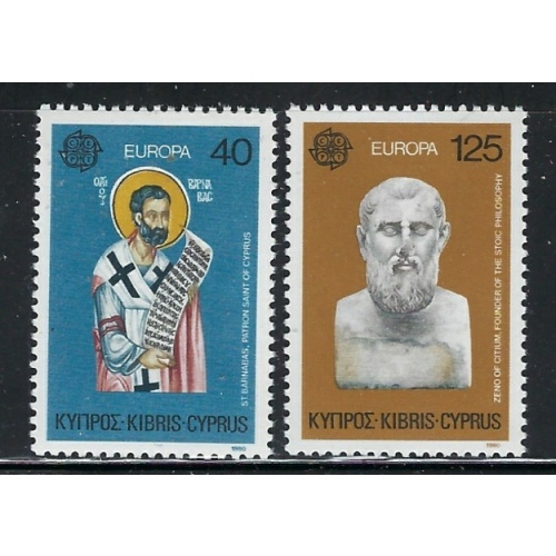 Cyprus 533-34 MNH 1980 Europa  (fe6952)
