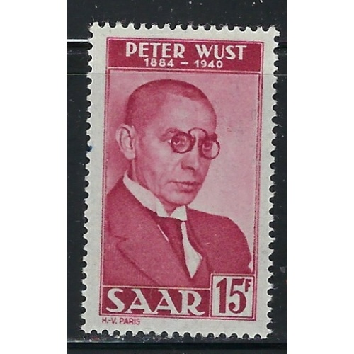 Saar 221 MH 1950 issue (fe5033)