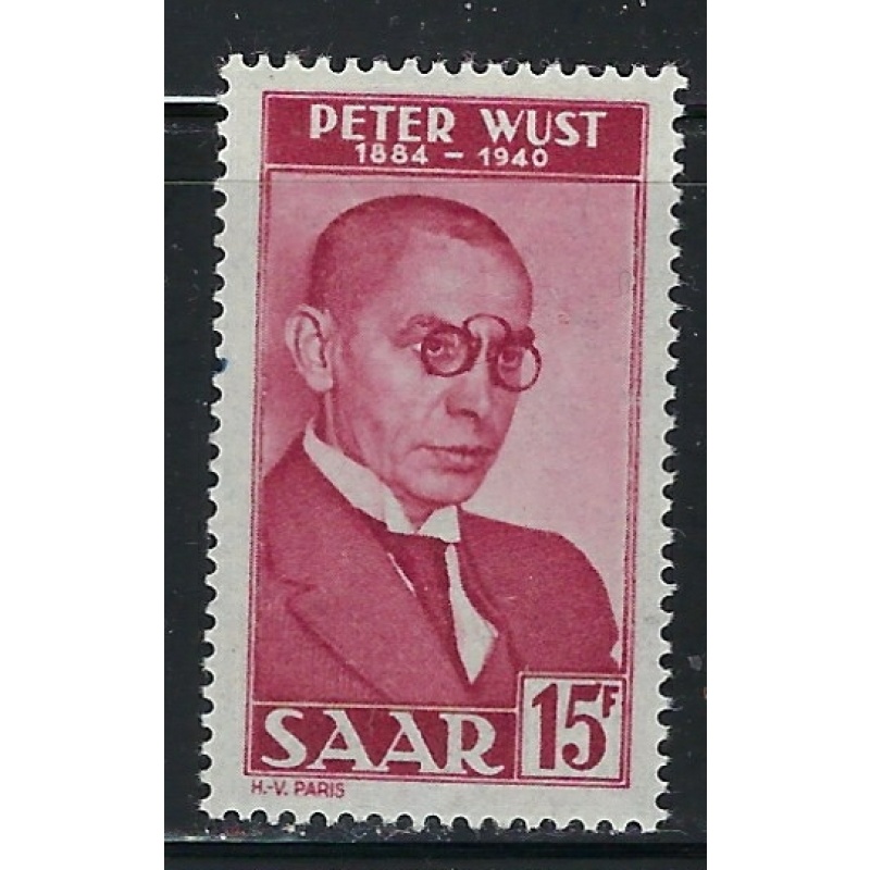 Saar 221 MH 1950 issue (fe5033)