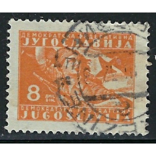 Yugoslavia 214 CTO 1947 issue (an9694)