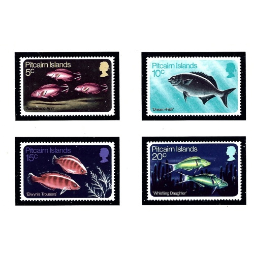 Pitcairn Is 114-17 MNH 1970 Fish         (KA)