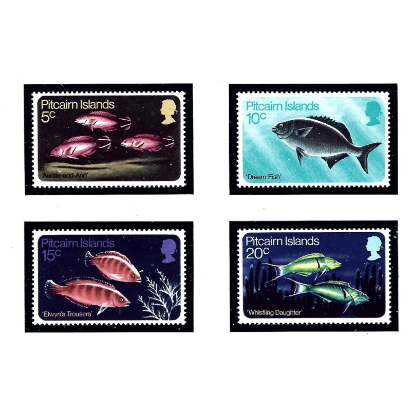 Pitcairn Is 114-17 MNH 1970 Fish         (KA)