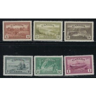 Canada 268-73 MH 1946 set (ha1285)