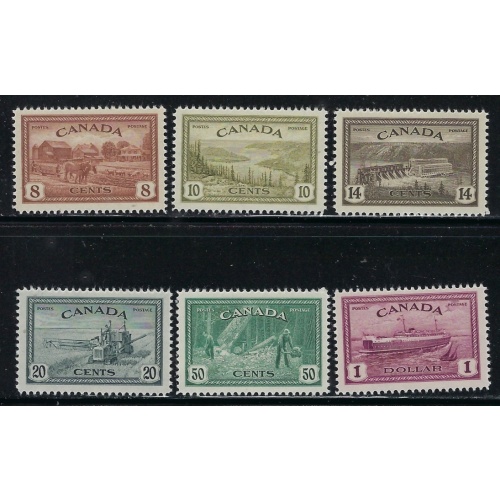 Canada 268-73 MH 1946 set (ha1285)