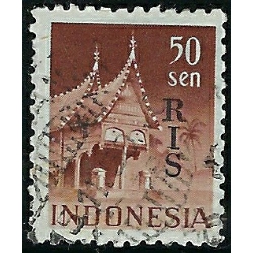 Indonesia 350 Used 1950 issue (an3699)