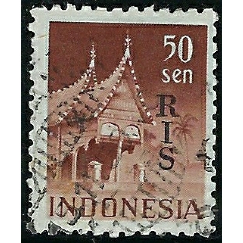 Indonesia 350 Used 1950 issue (an3699)