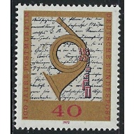 Germany 1094 MNH 1972 issue (an1578)