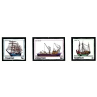 Singapore 164-66 MNH 1972 Ships