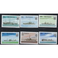 Tuvalu 543-48 MNH 1990 Ships (an5739)