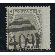 Great Britain 62 Used 1873 issue plate 15 (fe5905)