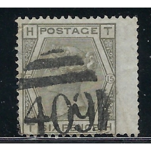 Great Britain 62 Used 1873 issue plate 15 (fe5905)