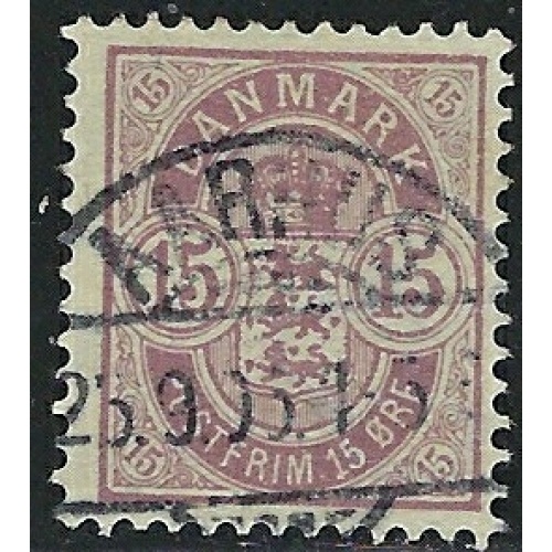 Denmark 54 Used 1906 issue (fe9318)