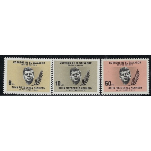 Salvador 747-49 MH 1964 issues (an4373)