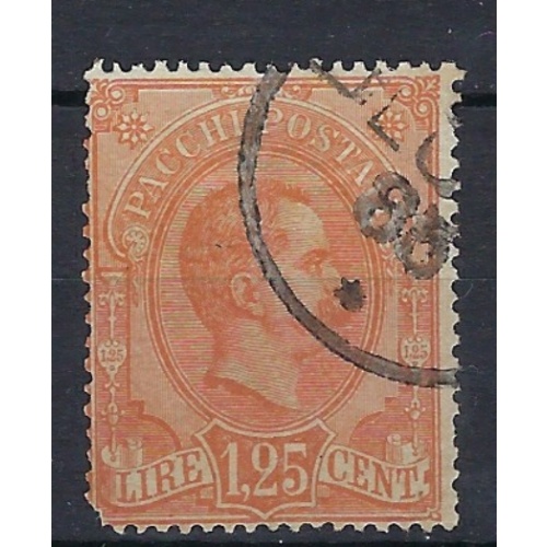 Italy Q5 Used 1884 issue; rounded corner (an8717)