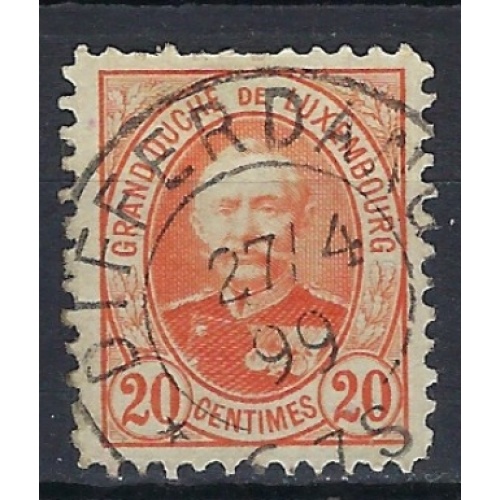 Luxemburg 62 Used 1893 issue (an9087a)