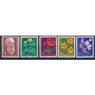 Switzerland B287-91 MNH 1959 Flowers (ak1998)