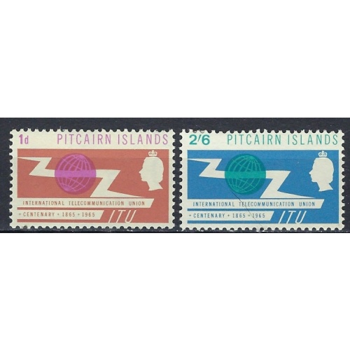 Pitcairn Is 52-53 MH 1965 set (ak2118)