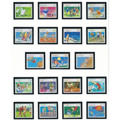 Australia 1106-24 MNH 1989-94 Sports (ap6555)