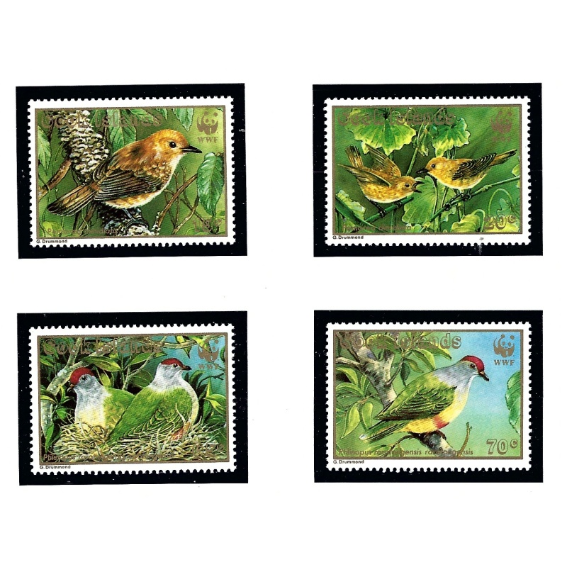 Cook Is 1016-19 MNH 1989 Birds          (KA)