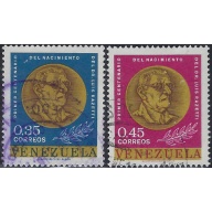 Venezuela 843-44 Used 1963 issues (ak5987)