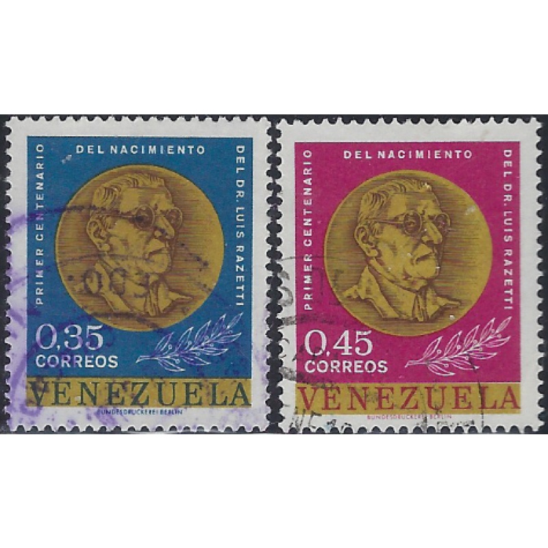 Venezuela 843-44 Used 1963 issues (ak5987)