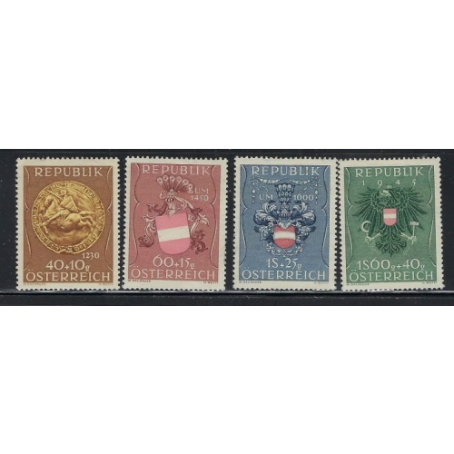 Austria B264-67 MLH 1949 set (fe7283)