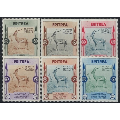 Eritrea 175-80 MH 1934 set (fe9970)