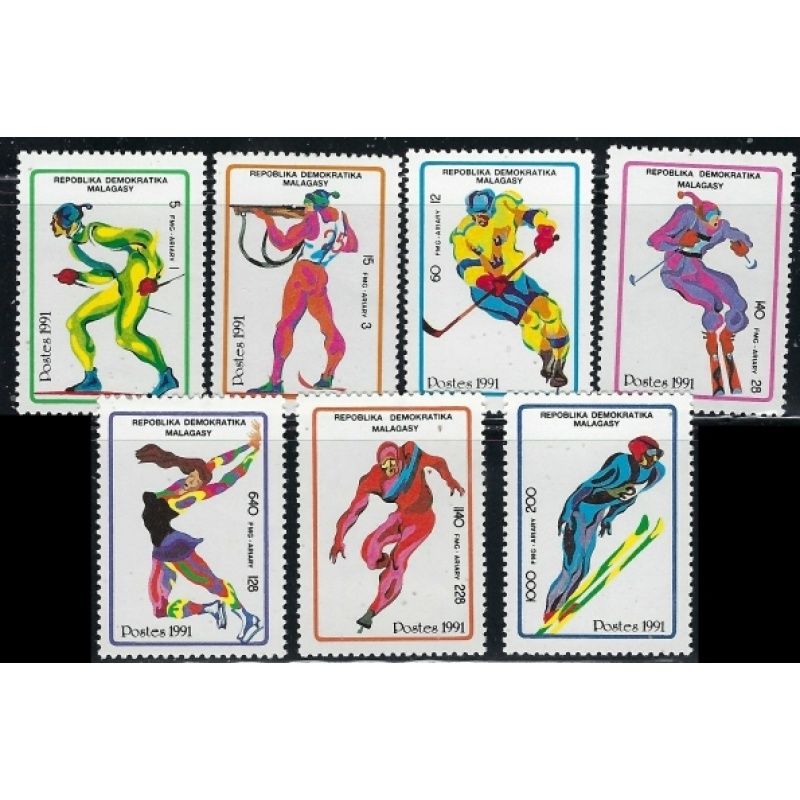 Malagasy 1038-43 MNH 1991 Part set (an2685)