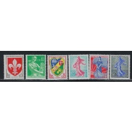 France 938-73A MNH 1960-61 set (an7195)
