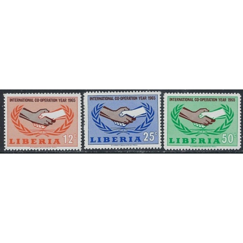 Liberia 426-28 MNH 1965 International Cooperation Year (ak5060)