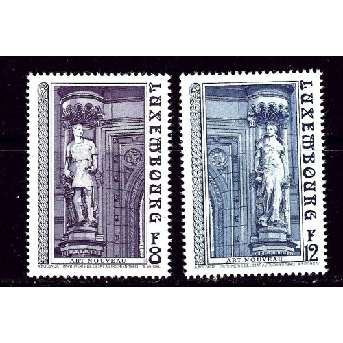 Luxemburg 646-47 Hinged 1980 set